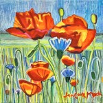 Oil On Canvas 16" x 16"