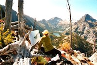 Jan Cook Mack Painting Snow Lakes