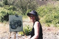 Jan Cook Mack Painting A Snake